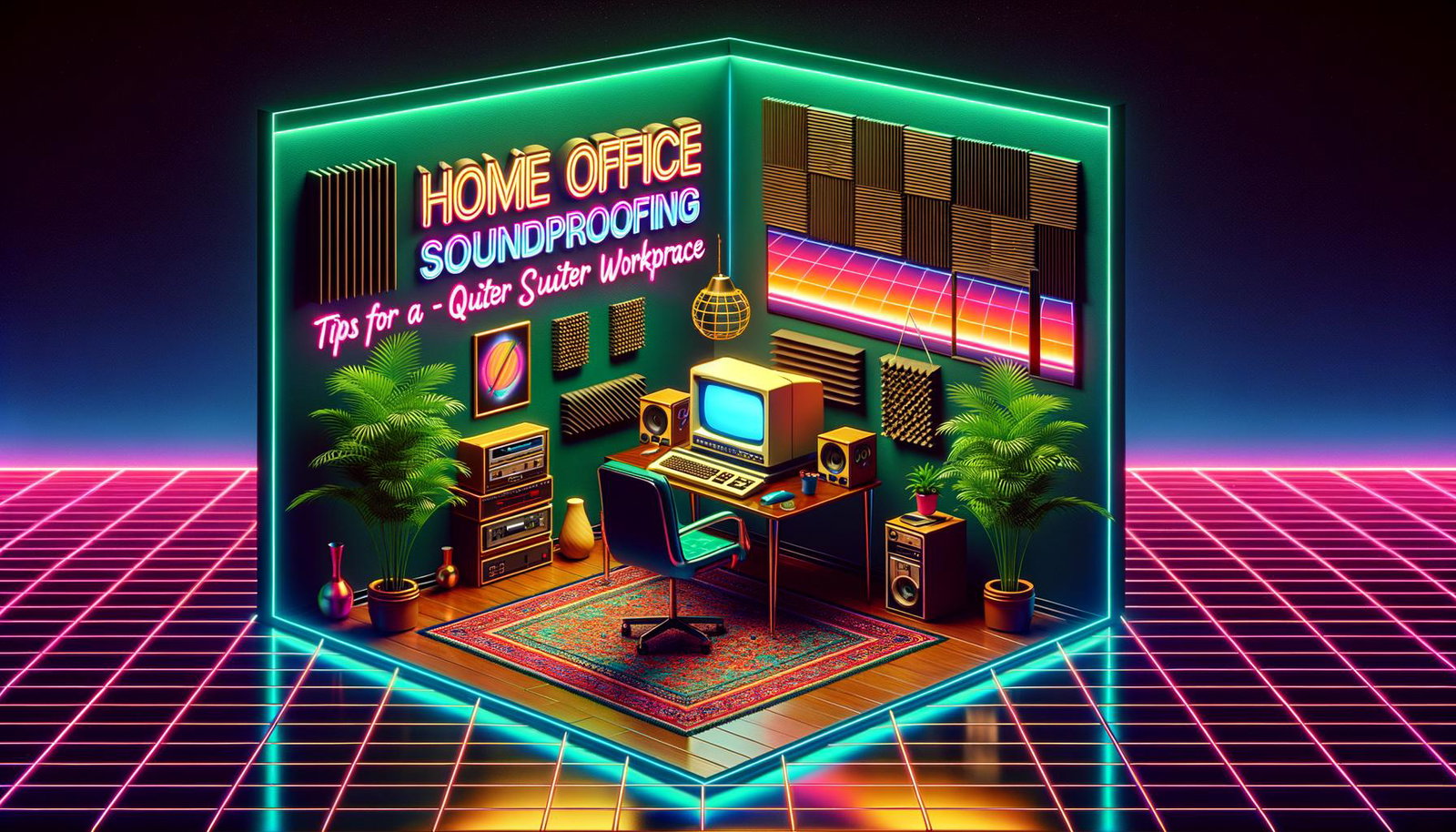 Home Office Soundproofing: Tips for a Quieter Workspace - RemoteTeamer.com