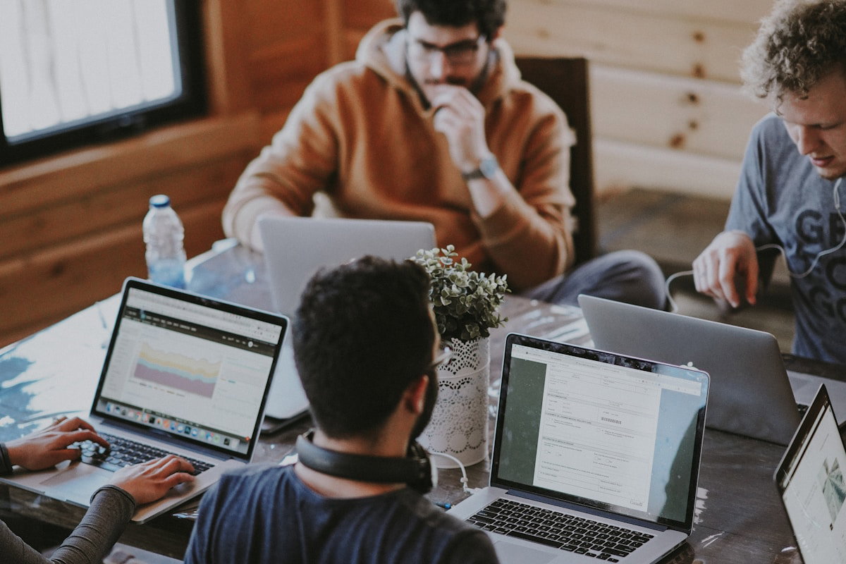 Remote recruitment team reviewing candidate applications