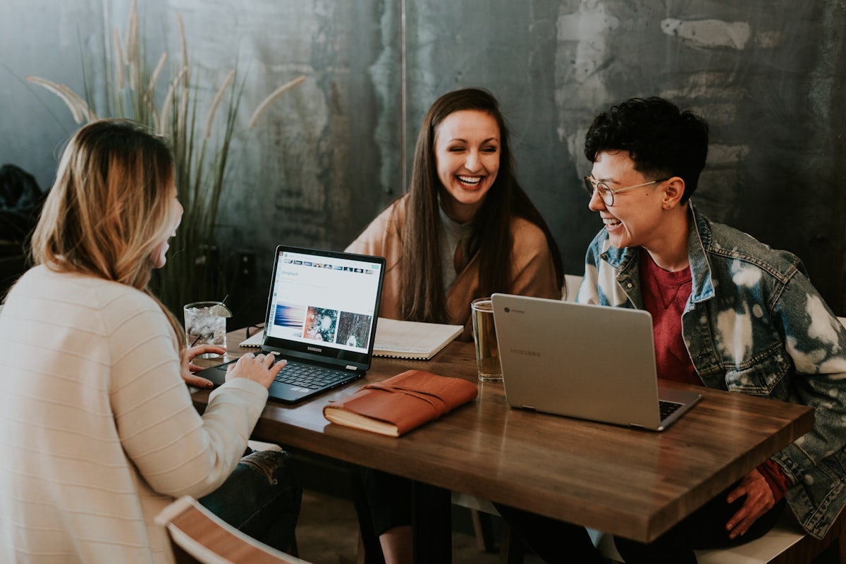 Team collaboration supporting work-life balance