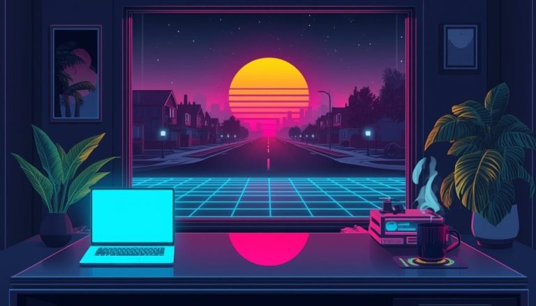 A home office illustrating work from home statistics trends